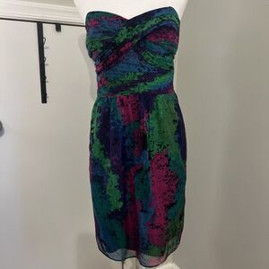 Shoshanna Women's Strapless Mini Dress Going Out Size 10